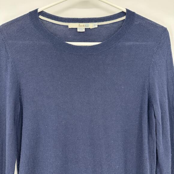 Boden Sweater Womens Small Striped Bell Sleeve Wool Pullover Knit Lightweight - Picture 2 of 11